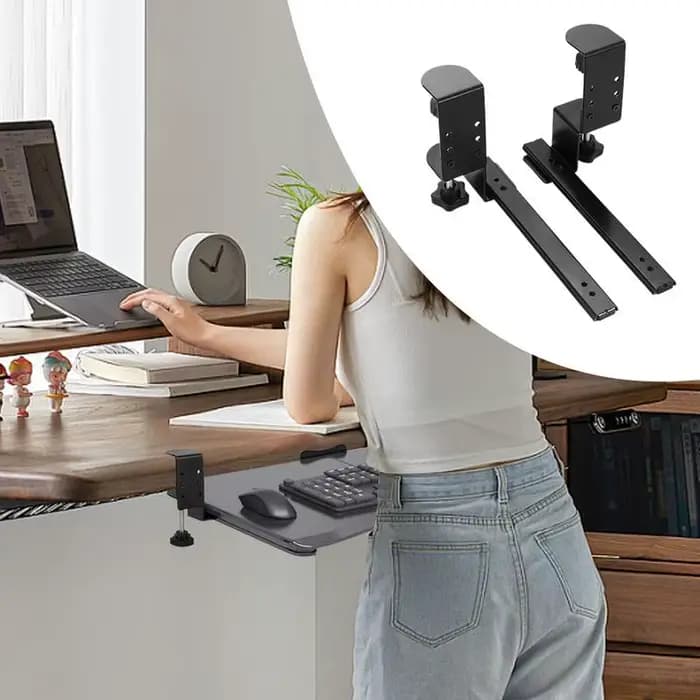 Étagère marketpour clavier MELKeyboard sous le bureau