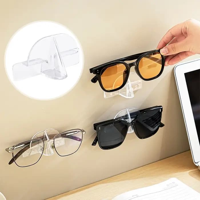 Support mural auto-adhésif pour lunettes