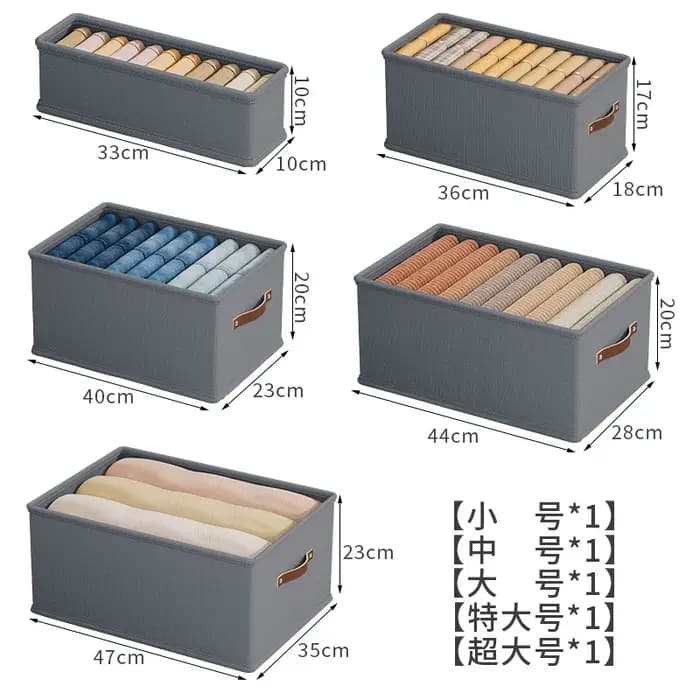 Boîte en tissu Oxford, panier de rangement pour vêtements