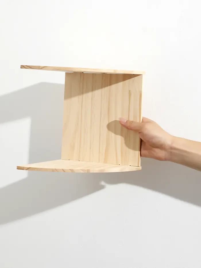 Étagère murale flottante en bois et Pvc à 2/4 niveaux