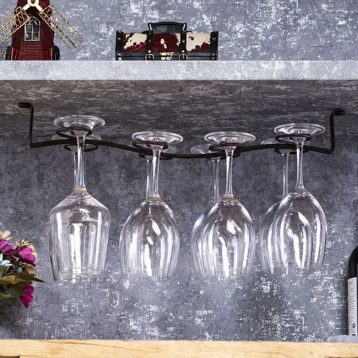 Support de rangement décoratif et durable pour verres à vin