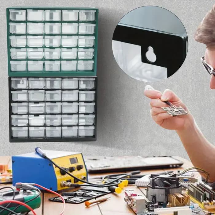 Organisateur de rangement de vis de pièces
