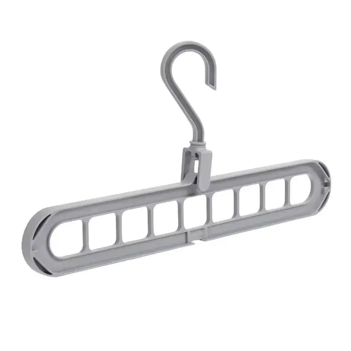 Support de rangement de garde-robe à 9 trous, support de séchage de vêtements pliable multifonctionn
