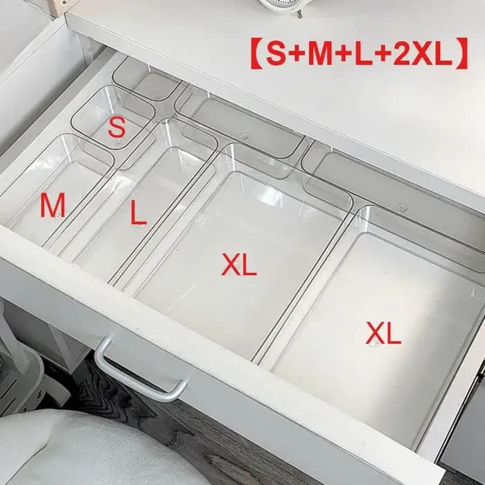 Boîte de rangement pour cosmétiques et papeterie