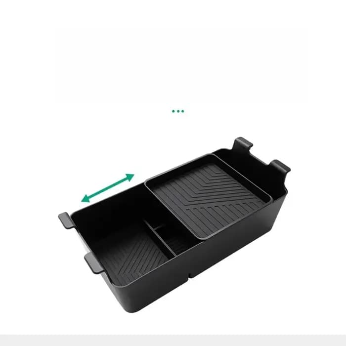 Pour organisateur de console centrale Volkswagen Teramont PRO 2025 – Boîte de rangement double couche pour accoudoir