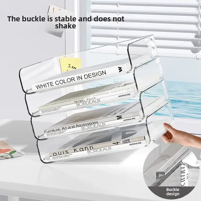 Organisateur de bureau avec 2 porte-fichiers verticaux