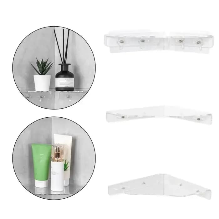 Les étagères acryliques murales set 3