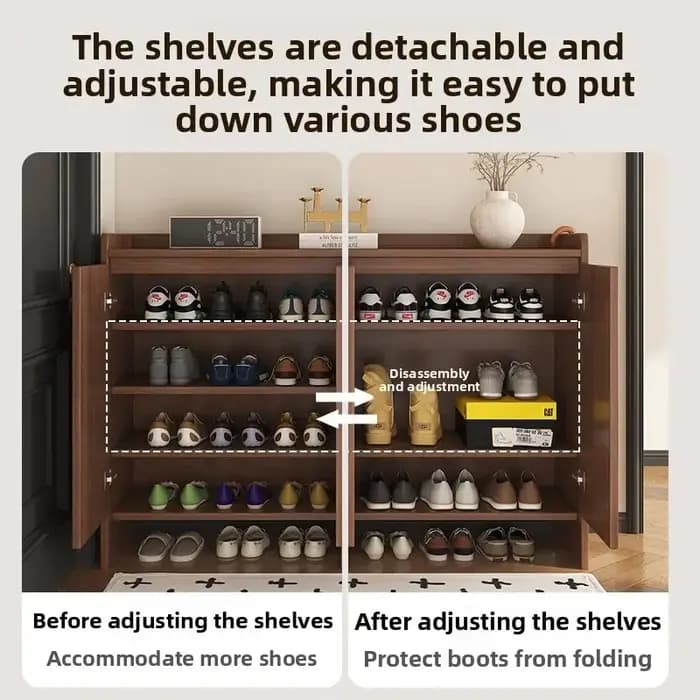 Meuble à chaussures, nouveau meuble d'entrée de style chinois