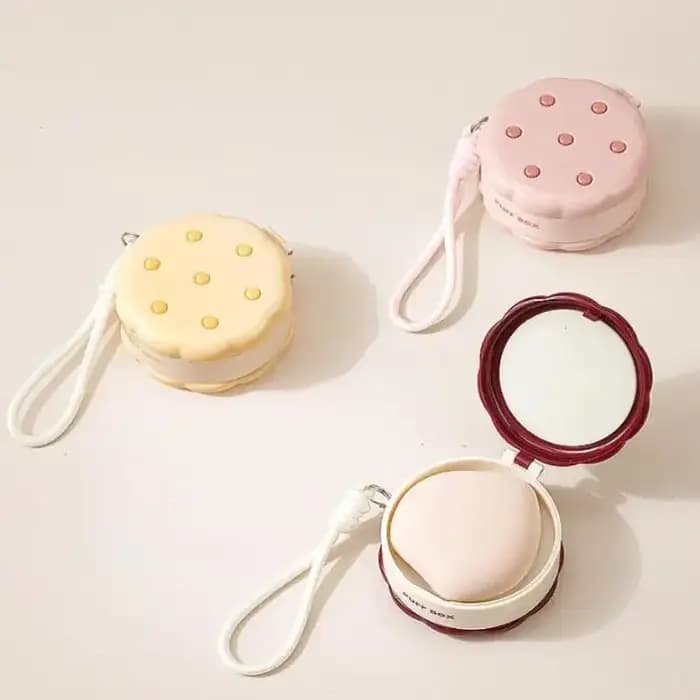 Boîte de rangement multifonctionnelle en forme de biscuit