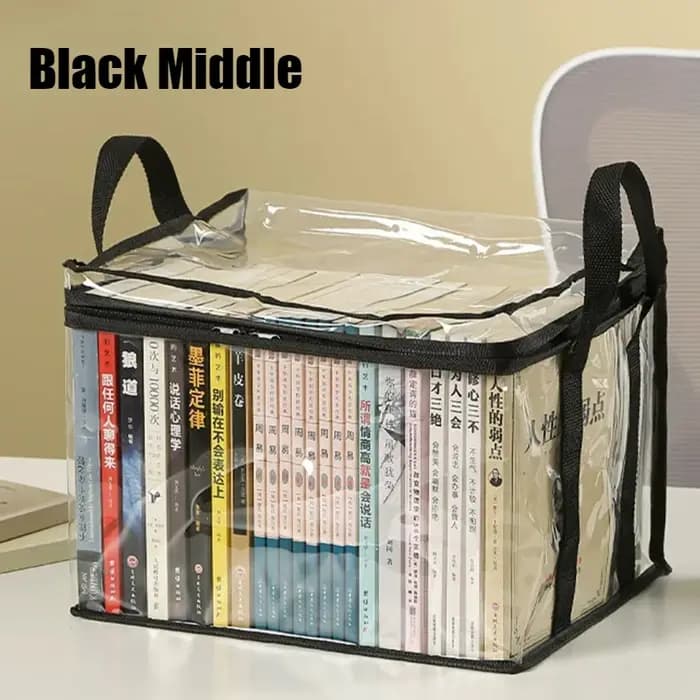 Boîte à livres pliable pour étudiants, organisateur de livres pour salle de classe et dortoir, boîte