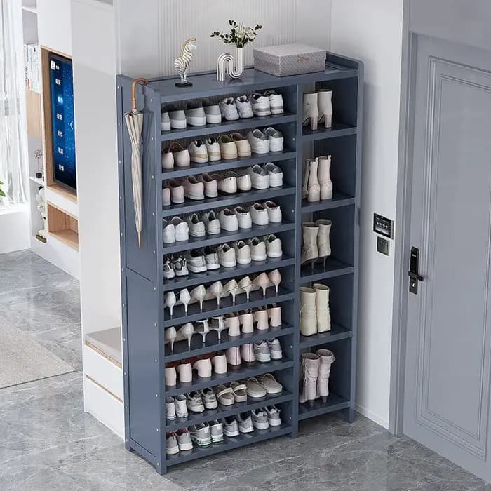 Meubles de maison, porte-chaussures multi-niveaux anti-poussière
