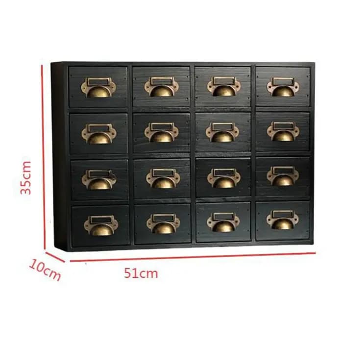 Boîte de rangement de Type tiroir, boîtes de rangement en bois multifonctions en bois, étui de burea
