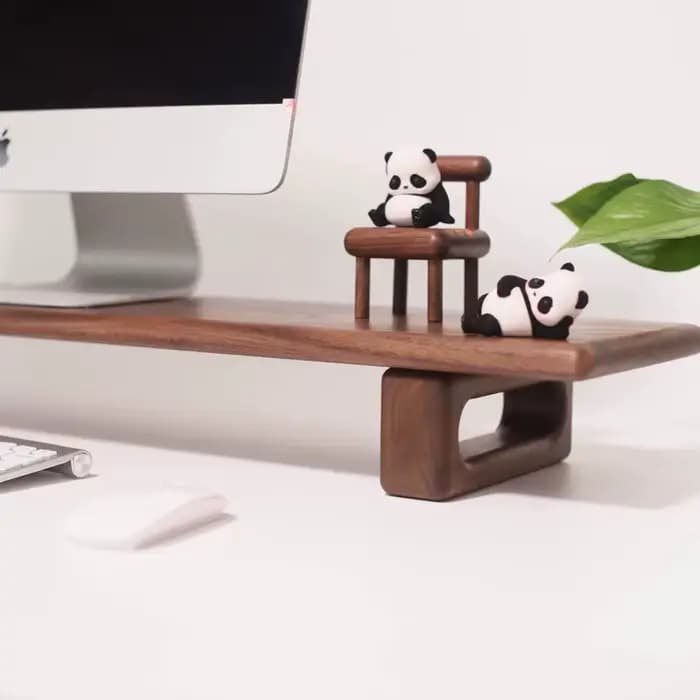 Support élévateur pour moniteur de stockage de bureau, organisateur de rehaussement de base TV pour ordinateur de bureau pour un espace de travail efficace et soigné