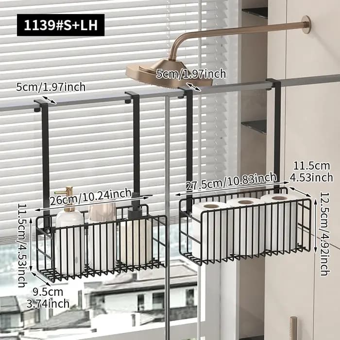 Support mural de salle de bain pour salle de douche