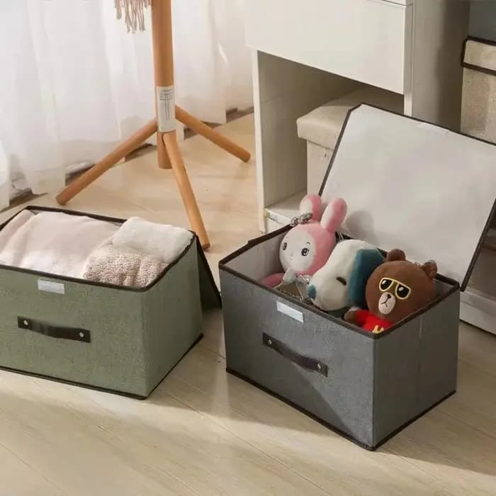 Boîte de rangement pliable en tissu Non tissé