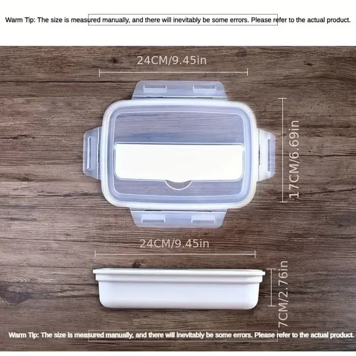 Boîte à déjeuner en acier inoxydable anti-fuite avec 3/4 compartiments – Récipient à Bento durable et facile à nettoyer pour étudiants et employés de bureau