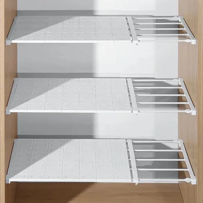 Étagère de rangement murale réglable pour armoire