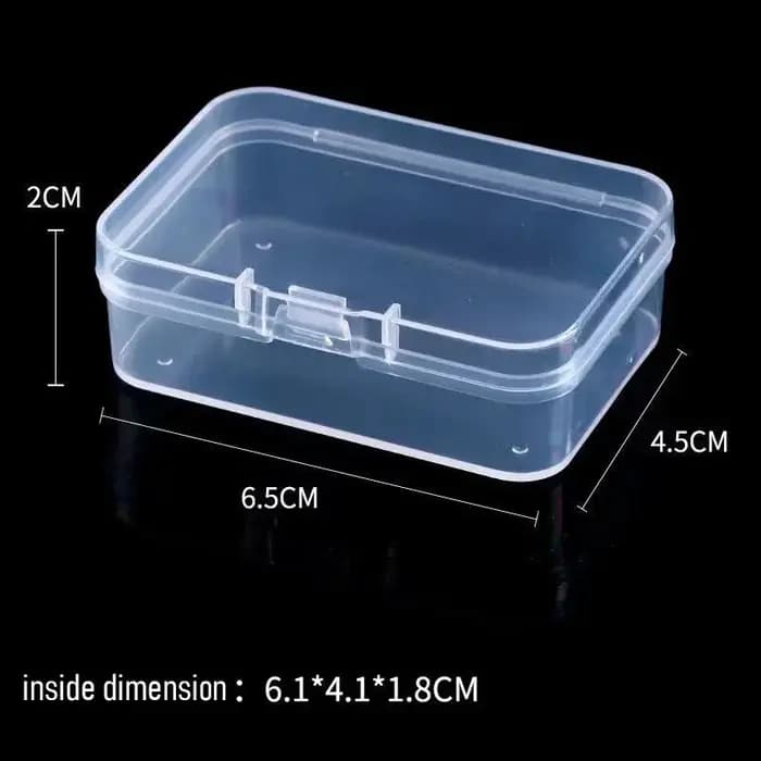 Boîtes de rangement transparentes pour pièces d'art et d'artisanat, petits accessoires, anti-poussiè