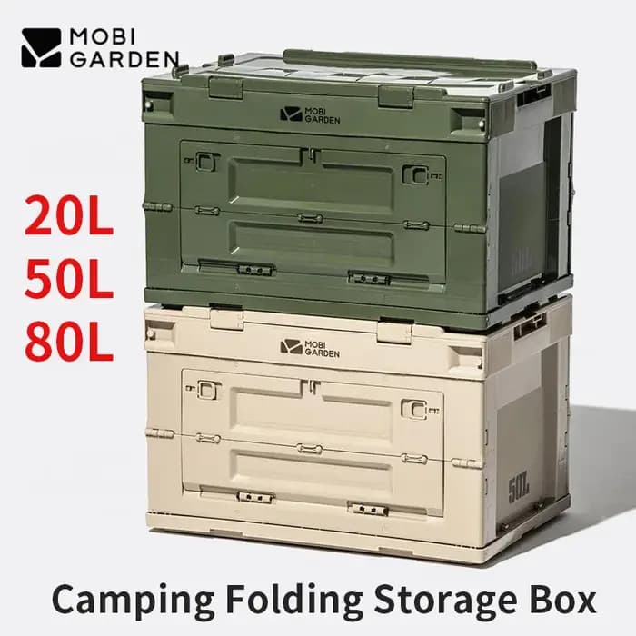 MOBI GARDEN-Boîte de Rangement Pliante Portable de Grande Capacité