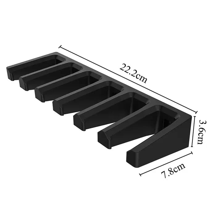 1 pièces 6 fentes Standard PMAG support mural porte-revues