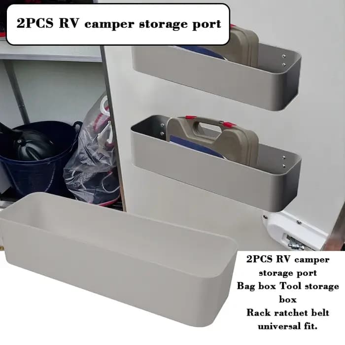 Boîtes de rangement universelles pour caravane