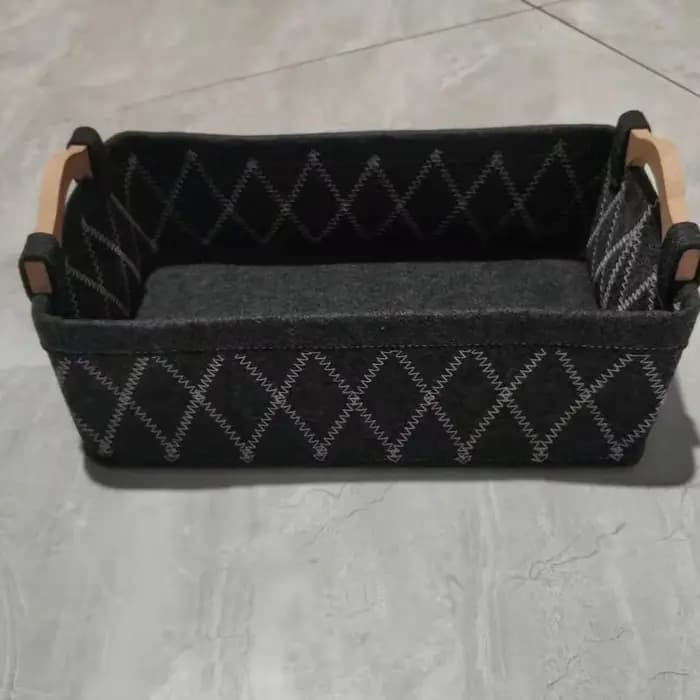 Nouveau panier de rangement en feutre grande capacité