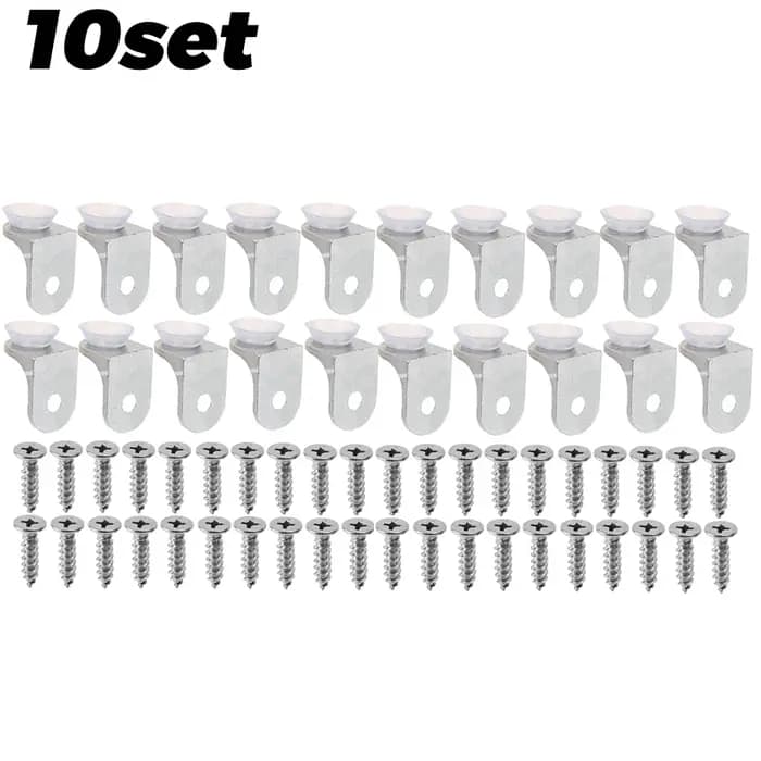 Supports de fixation à ventouse pour étagères, panneaux stratifiés, cloisons, armoires, supports de verre et quincaillerie de meubles – Fournitures de quincaillerie domestique