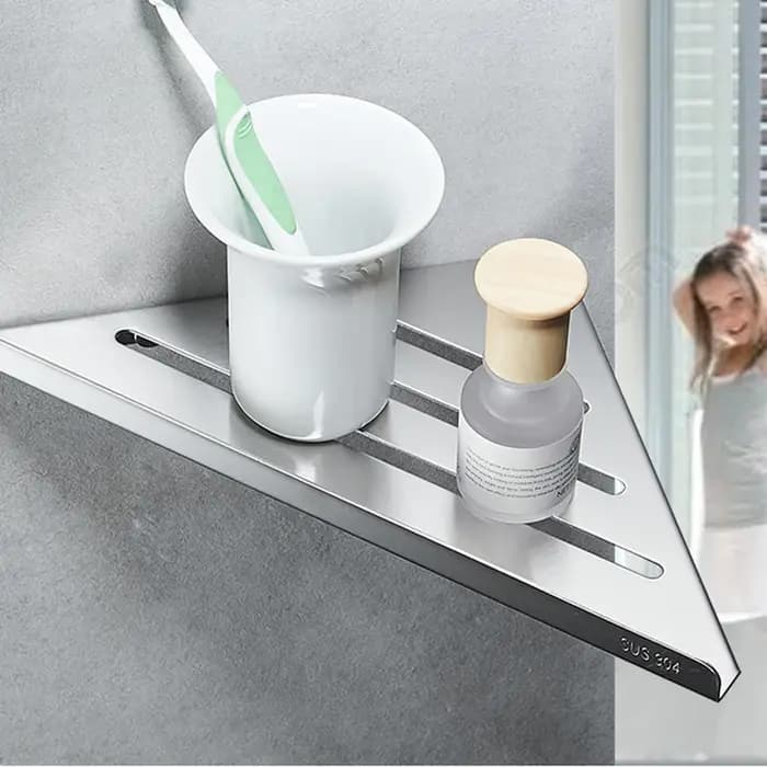HOKitchen-Étagère de Rangement Murale en Acier Inoxydable