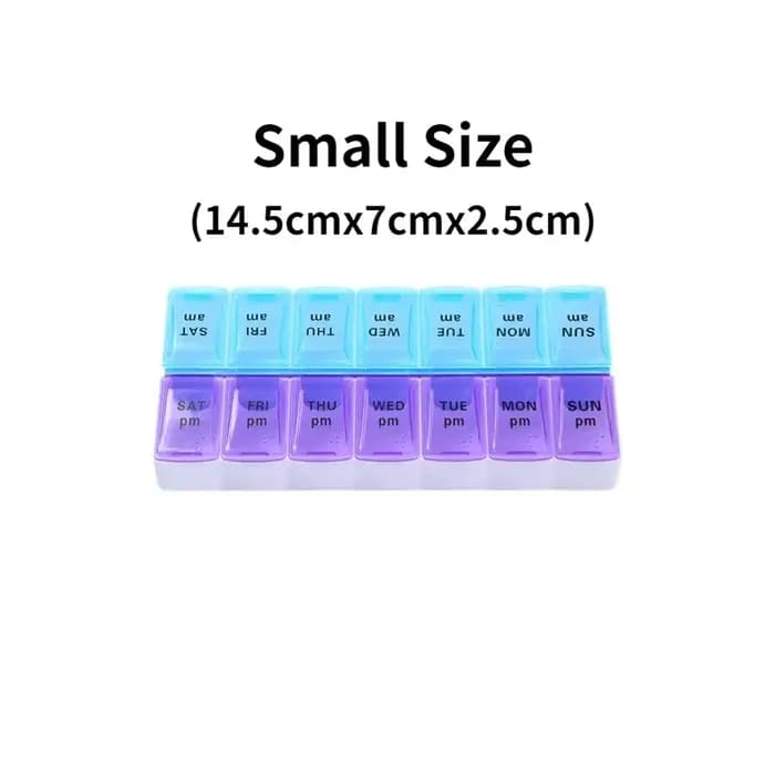 Étui à médicaments Portable coloré à 3 espaces, conteneur de soins de santé, boîte à pilules, sépara
