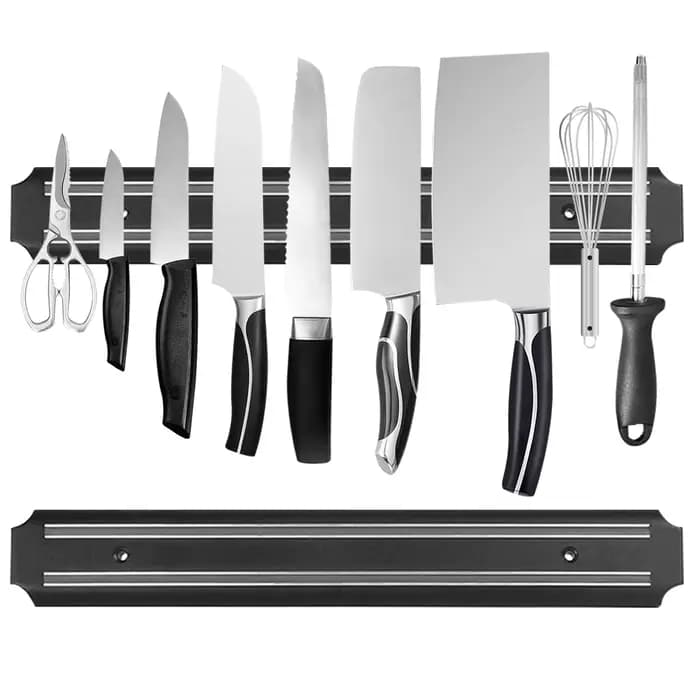 Support magnétique pour couteaux mural 12/14/16/18 pouces, support pour ustensiles de cuisine, suppo