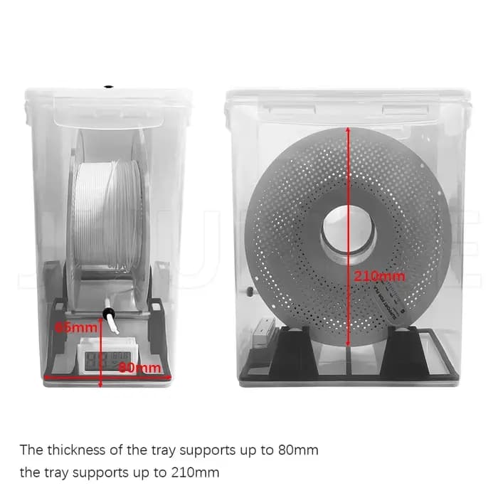 Boîte de rangement de Filament d'imprimante 3D, sèche-Filament PLA, sécurité, résistant à l'humidité, étanchéité, garde le Filament sec, boîte sèche d'imprimante 3d