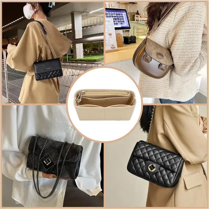 Organisateur de sac pour Longchamp Small Tote Bag Timid