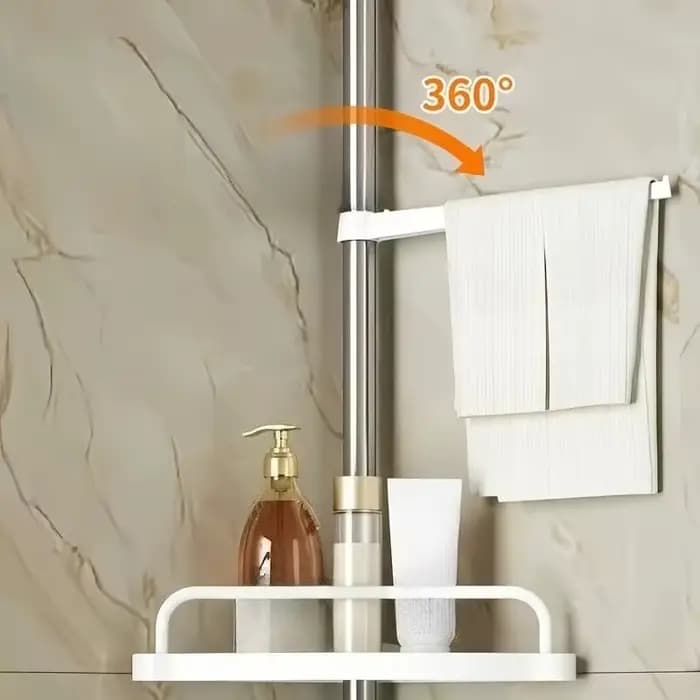 Étagère de salle de bain réglable 100-260 cm