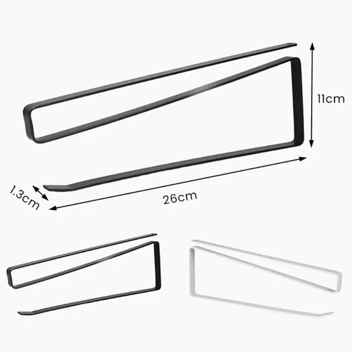 Porte-serviettes en papier sans poinçonnage dans l'armoire de cuisine