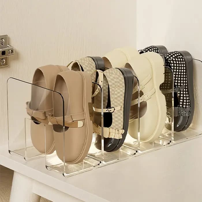 Rangement de chaussures en plastique simple T1