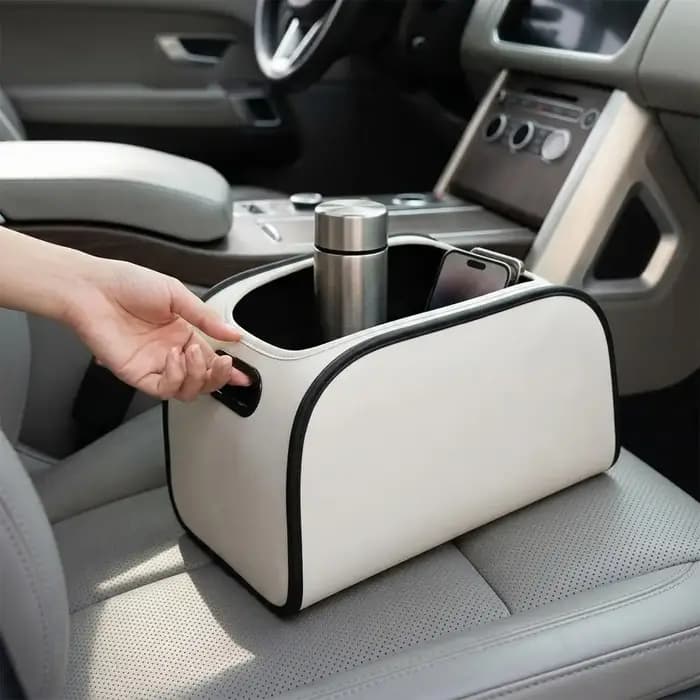 Boîte de rangement multifonctionnelle pour voiture
