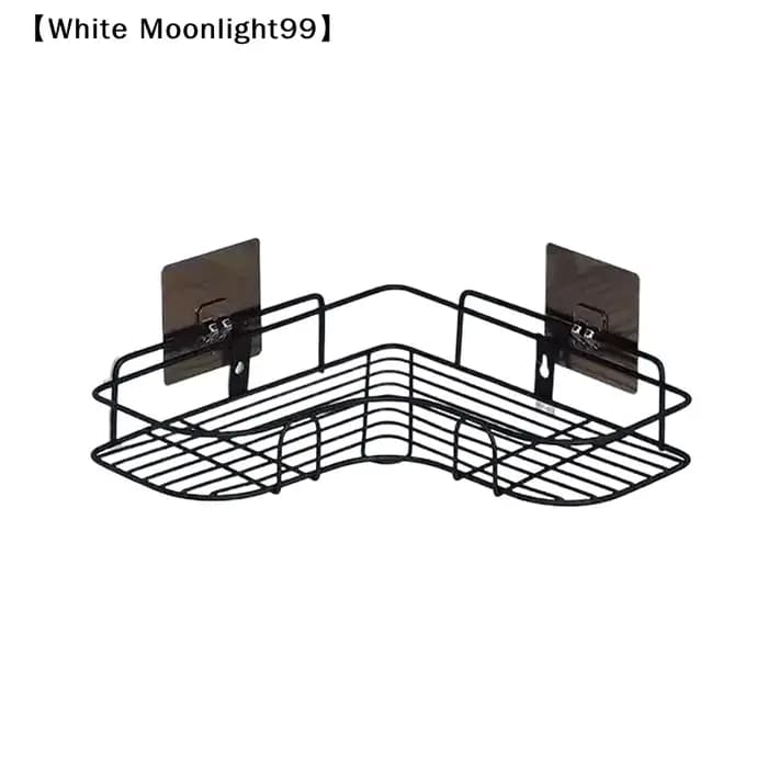 maveraWhite étagère triangulaire de salle de bain aucun perçage requis support de rangement de cuisine mural