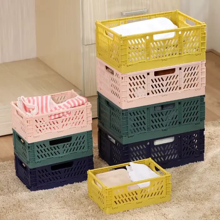 Panier de rangement pliable