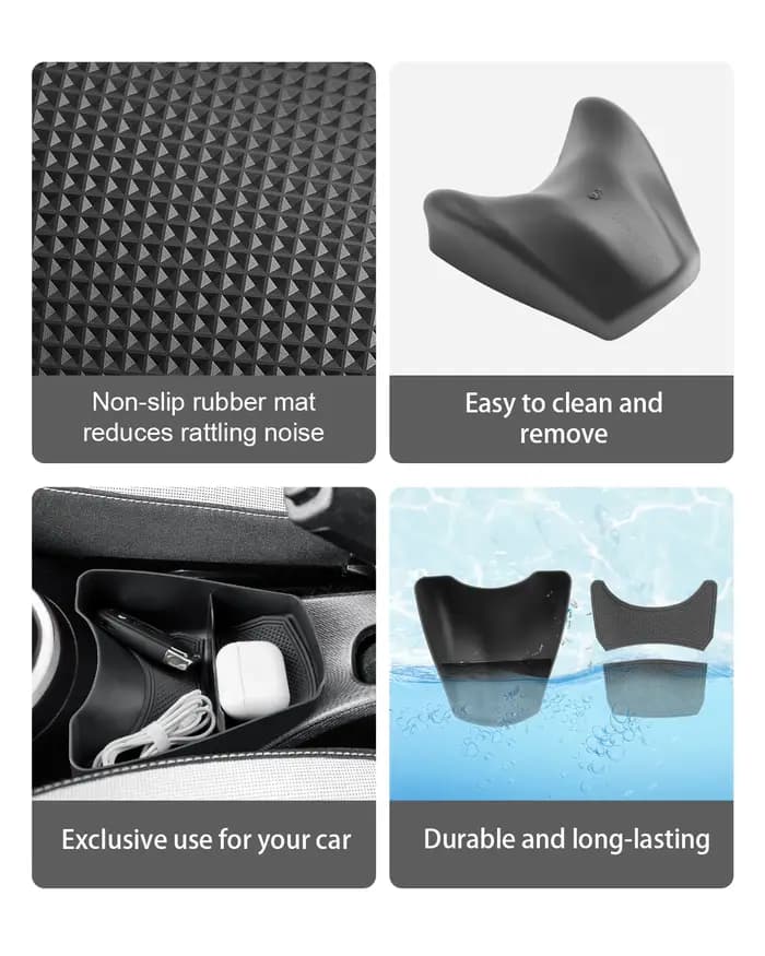 Boîte de rangement centrale pour voiture LFOTPP pour Renault Twingo 3 2014-2023 2024