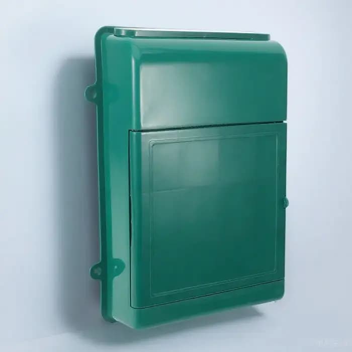Boîte aux lettres murale en plastique imperméable pour jardin et maison, décoration murale, robuste,