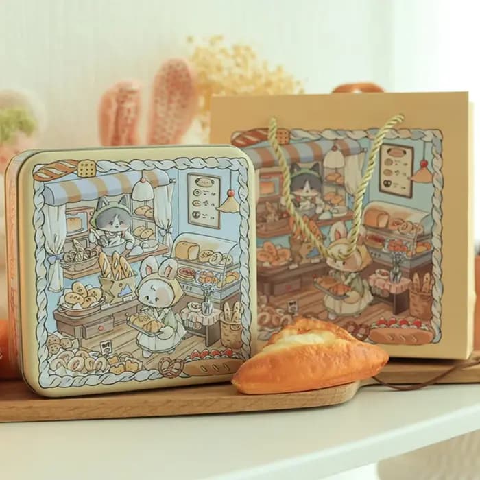 Boîte en fer de lapin de dessin animé de haute qualité