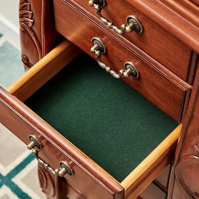 Armoire à bijoux en bois massif