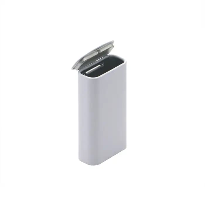 Boîte de rangement portable en fer blanc avec couvercle rabattable, boîte d'emballage scellée, petit