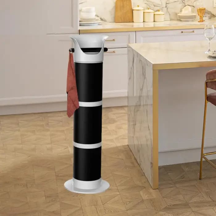 Boîte à café sur pied, seau pour marc de café