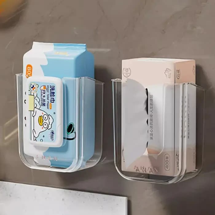 Boîte de rangement murale pour lingettes humides