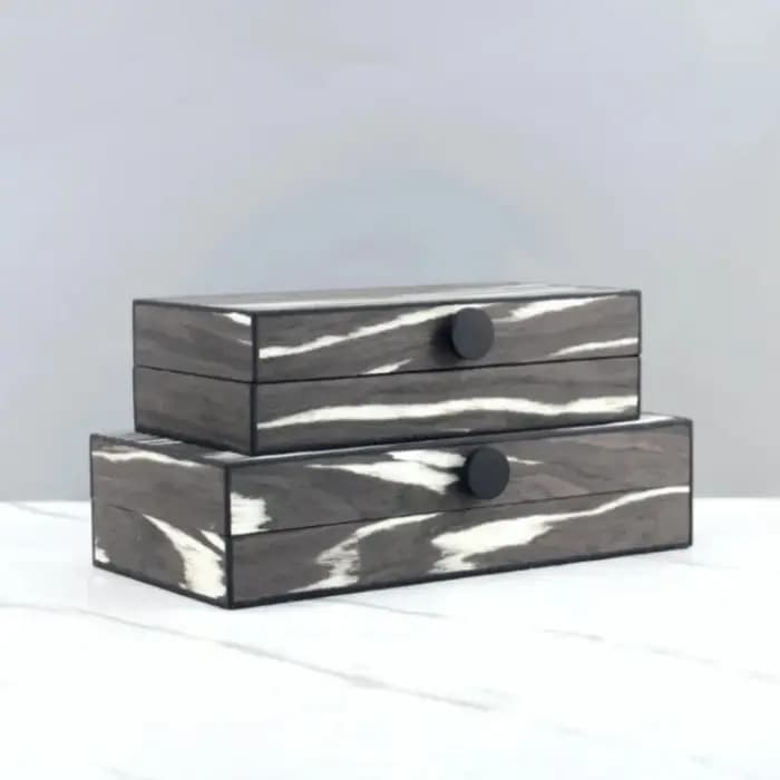 Boîte à bijoux en bois