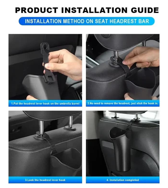 Boîte de rangement multifonctionnelle pour voiture