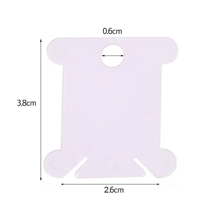 Porte-fil à broder, bobine artisanale, support de rangement pour point de croix, planche de fil à coudre en plastique, organisateur de fil de carte