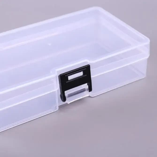 Boîte de Rangement Rectangulaire en Plastique PP avec Couvercle