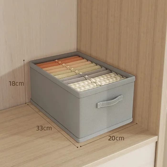 Organisateur de vêtements : Boîte de rangement pour pantalons